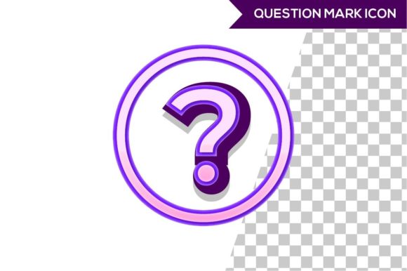 3d Question Icon Design for Modern Projects