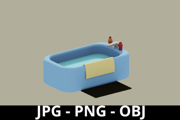 3d Rendering Bathtub Perfect for Design: Elevating Your Bathroom Projects