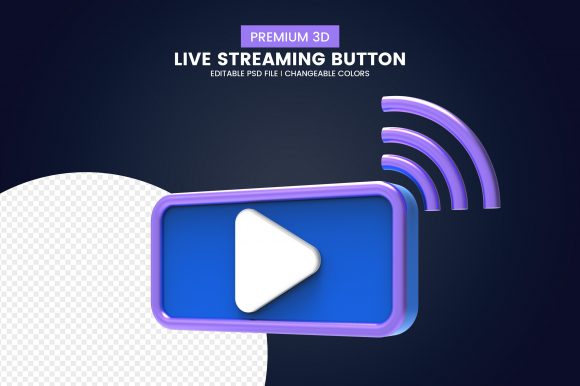 Enhancing Digital Presence with Social Media 3d Live Button Design