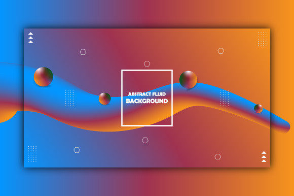 Fluid 3D Abstract Background for Modern Design