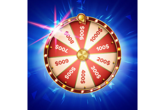 Fortune Wheel Poster Vector. Spinning: The Ultimate Tool for Chance and Engagement