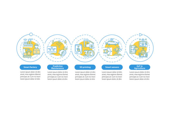 Industry 4.0 Trends Vector Infographic: A Practical Design Resource