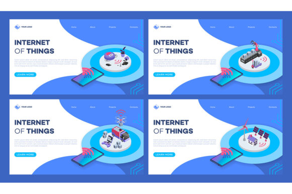Remote Control Landing Page Template for Modern Web Design