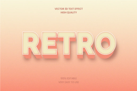 Revolutionize Your Designs with the Ultimate Retro 3d Text Effect Mockup Graphic