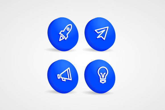 Set of 3d Round Infographic Design: Elevating Your Visual Storytelling