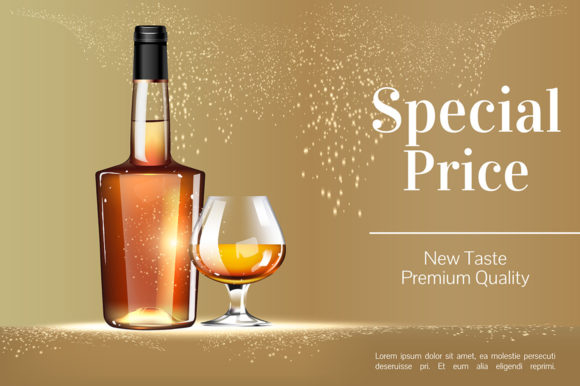 Special Price for Alcohol Realistic