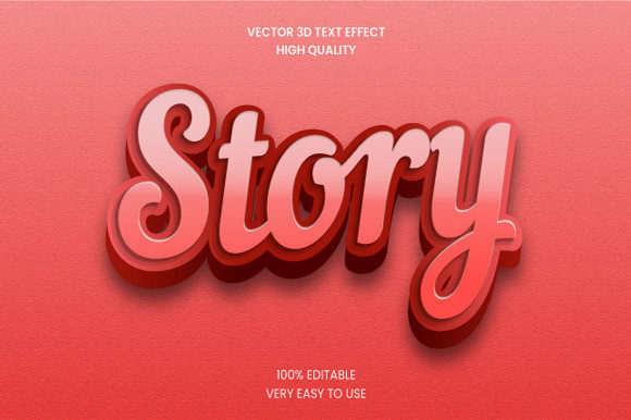 Story 3d Text Effect Mockup Graphic: Elevate Your Visual Projects with Professional Depth