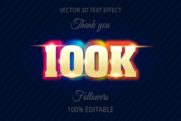 Unlocking Creative Potential with 100k 3D Text Effect Design